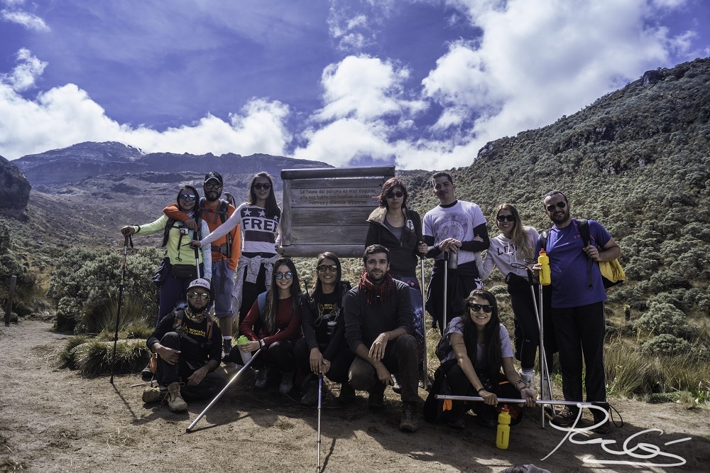 Borde Glaciar Nevado Santa Isabel Trekking Colombia Guias De Montaña Tekking Tours Colombia 5860